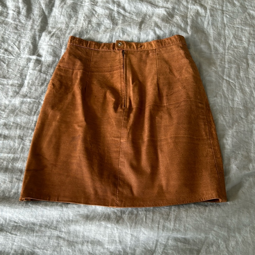 Gianni leather skirt